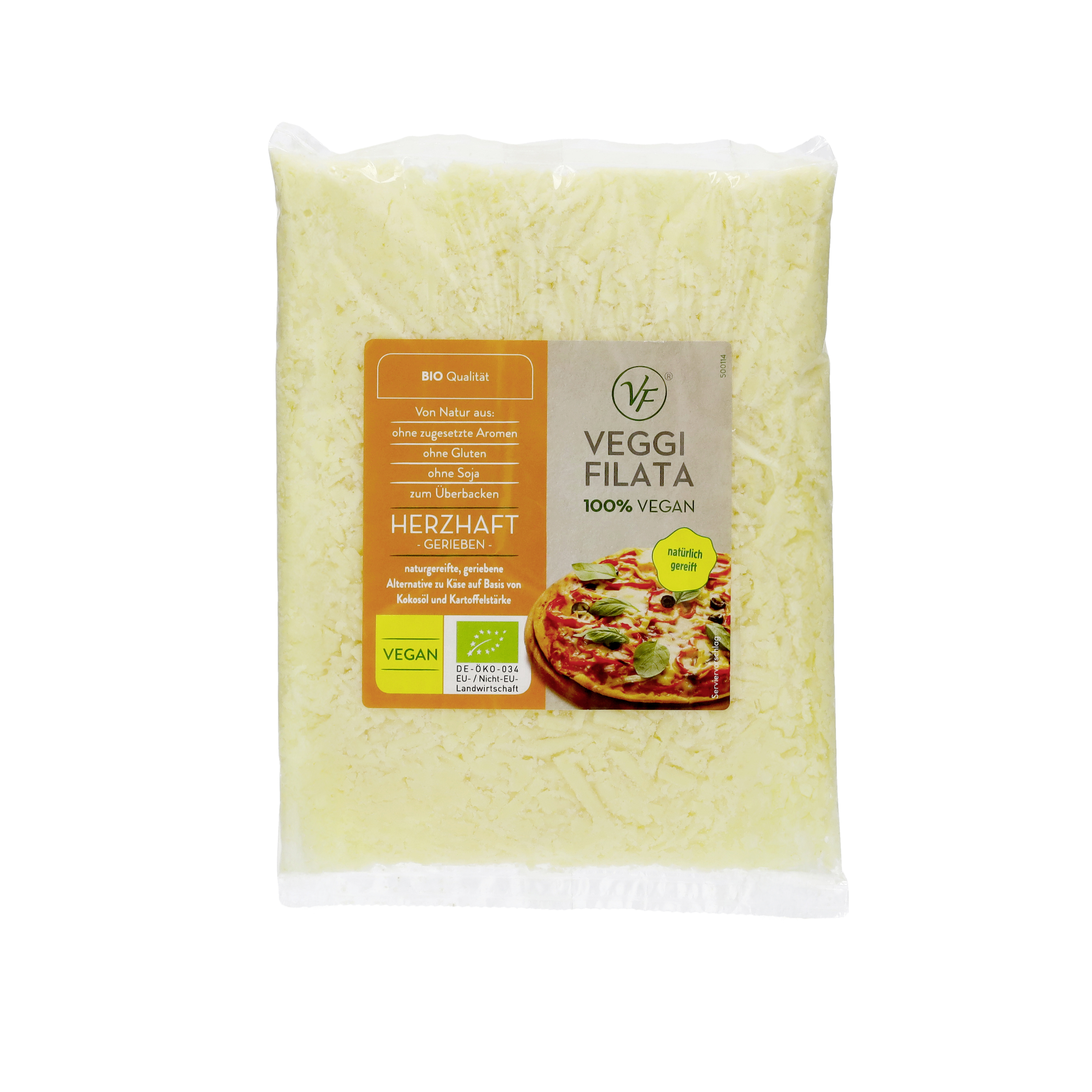 Filata herzhaft, gerieben & vegan
